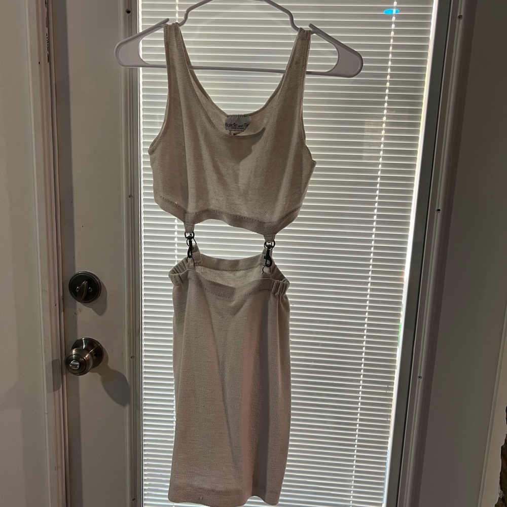 White 2 piece dress
